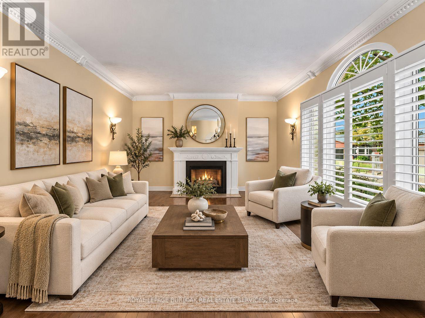 VIRTUALLY STAGED ALTERNATIVE DINING ROOM TO LIVING - 1259 Nathaniel Crescent, Burlington, ON