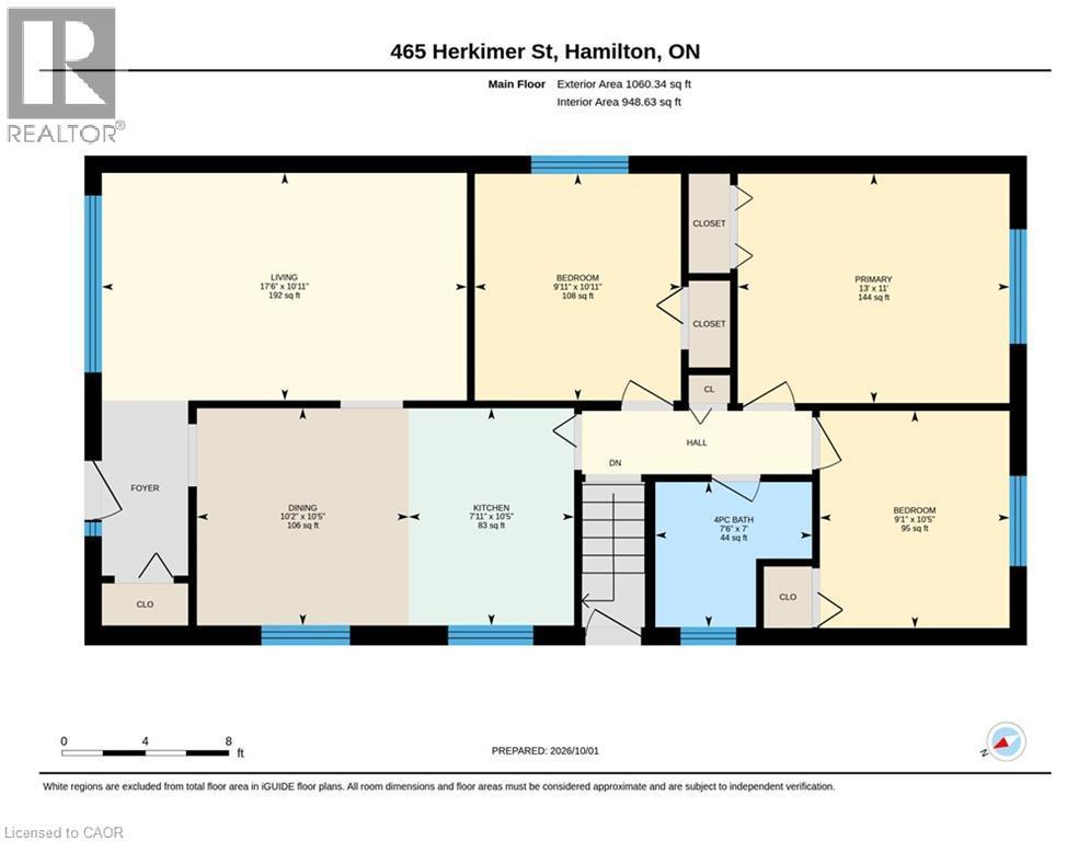Floor plan - 465 Herkimer Street, Hamilton, ON