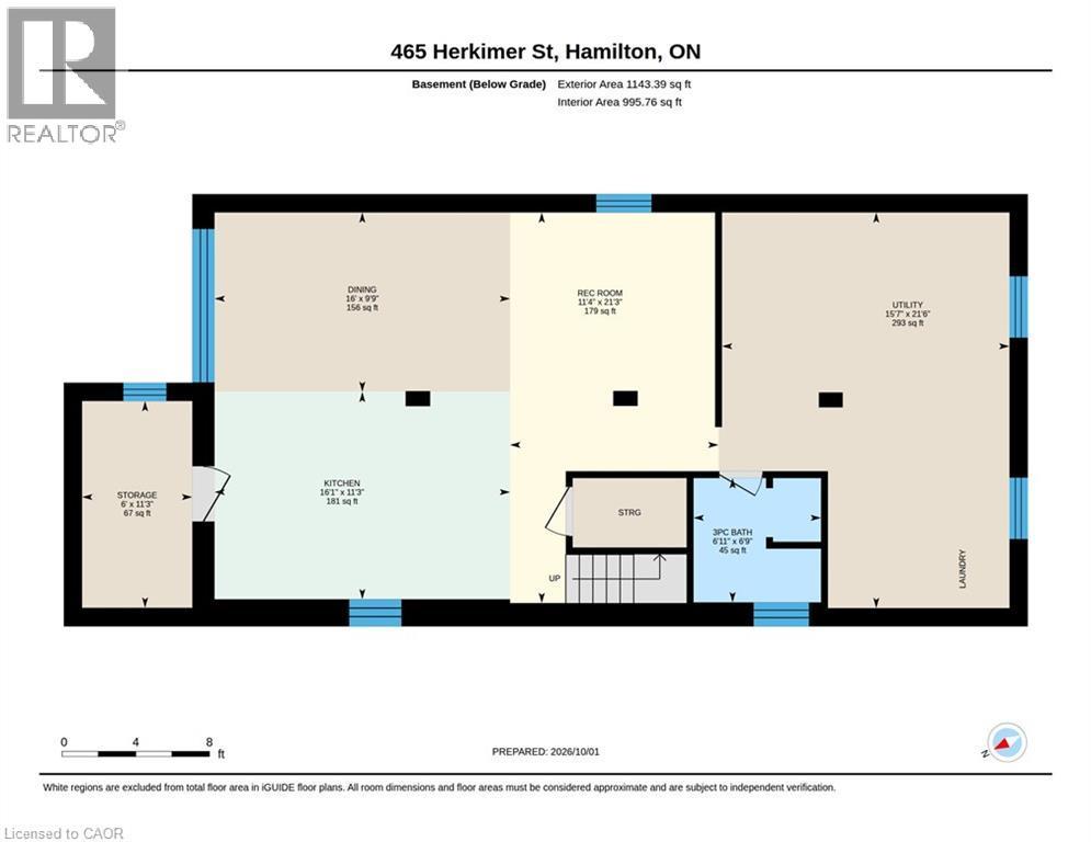 Floor plan - 465 Herkimer Street, Hamilton, ON