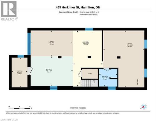 Floor plan - 465 Herkimer Street, Hamilton, ON 