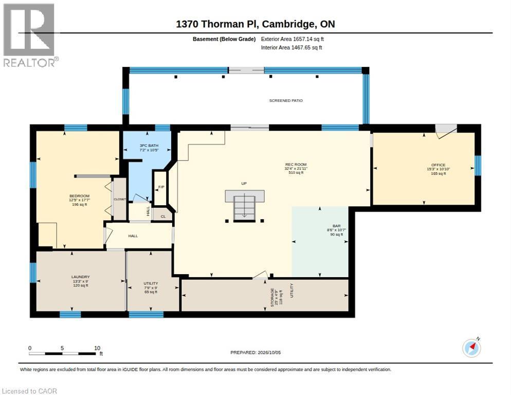 Floor plan - 1370 Thorman Place, Cambridge, ON