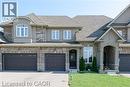 Stone and stucco exterior with multiple gables - 28 Madonna Drive, Hamilton, ON 