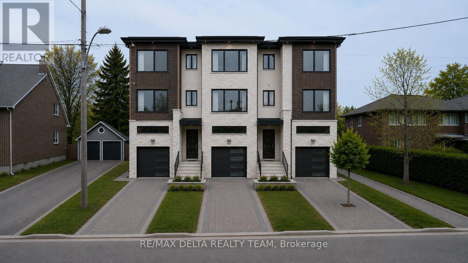 AI Rendering of 11m high Row Units. - 538 Mutual Street, Ottawa, ON
