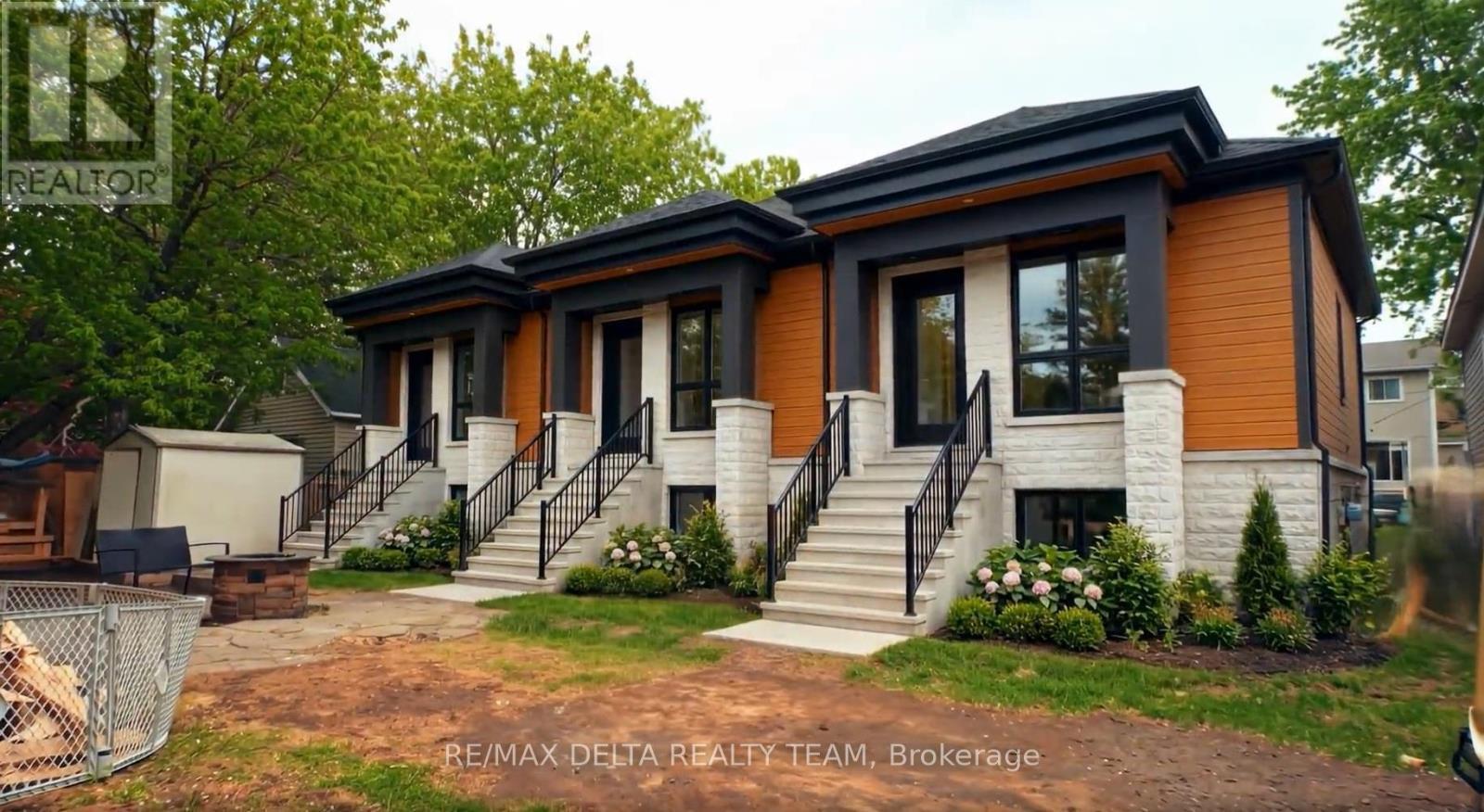 AI rendering of 3 coach houses - 538 Mutual Street, Ottawa, ON