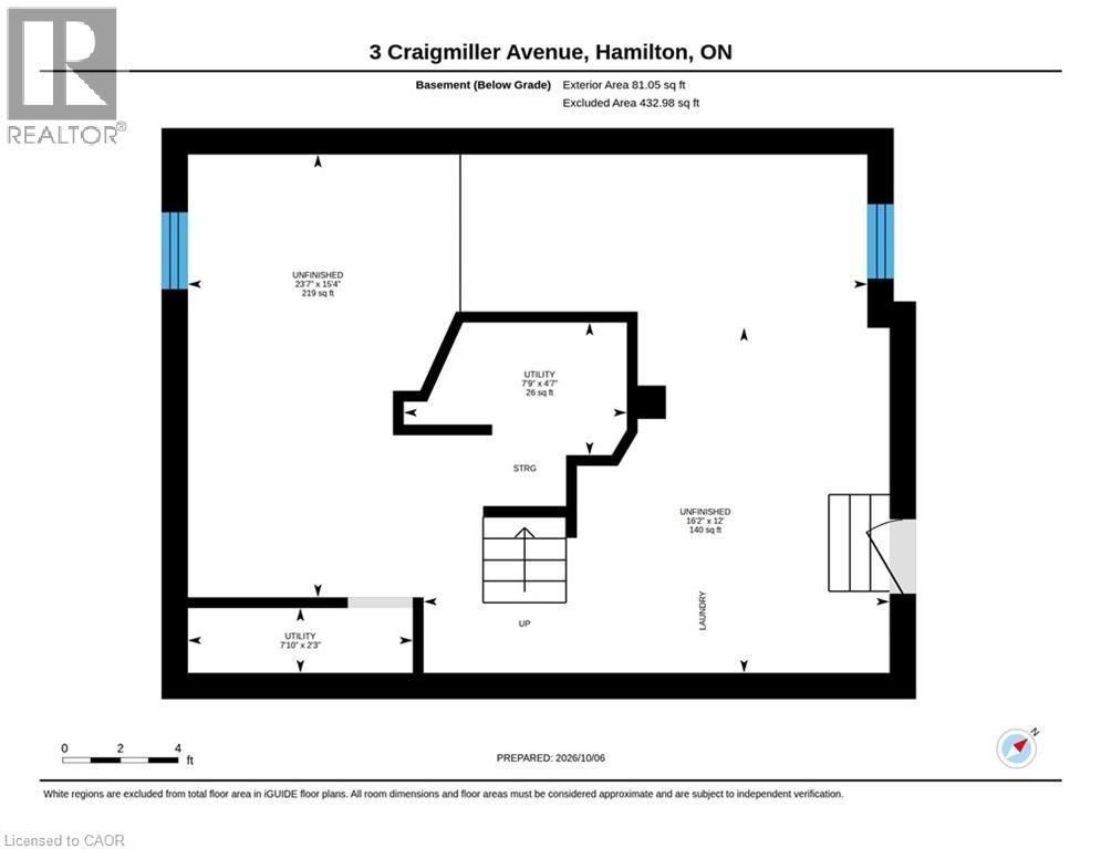 Floor plan - 3 Craigmiller Avenue, Hamilton, ON