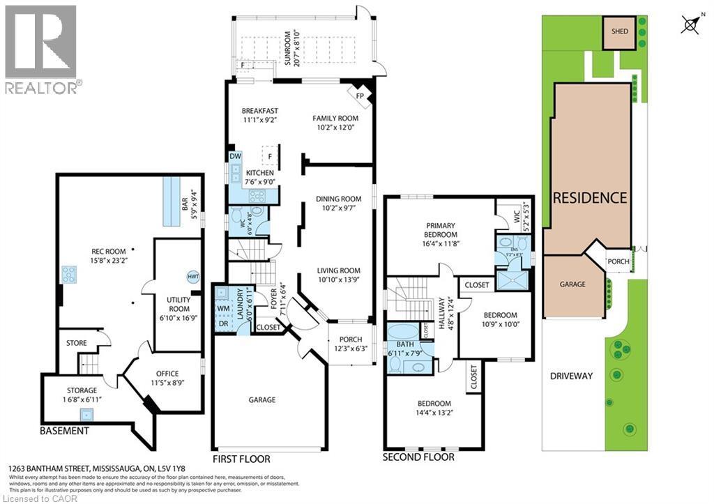 Floor plan - 1263 Bantham Street, Mississauga, ON
