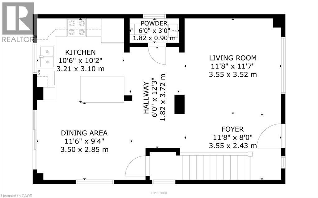 Floor Plans - Main Level - 1231 Dunsmure Road, Hamilton, ON