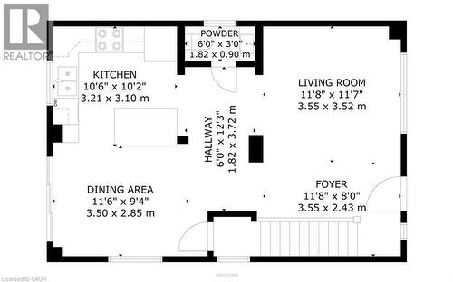 Floor Plans - Main Level - 1231 Dunsmure Road, Hamilton, ON 