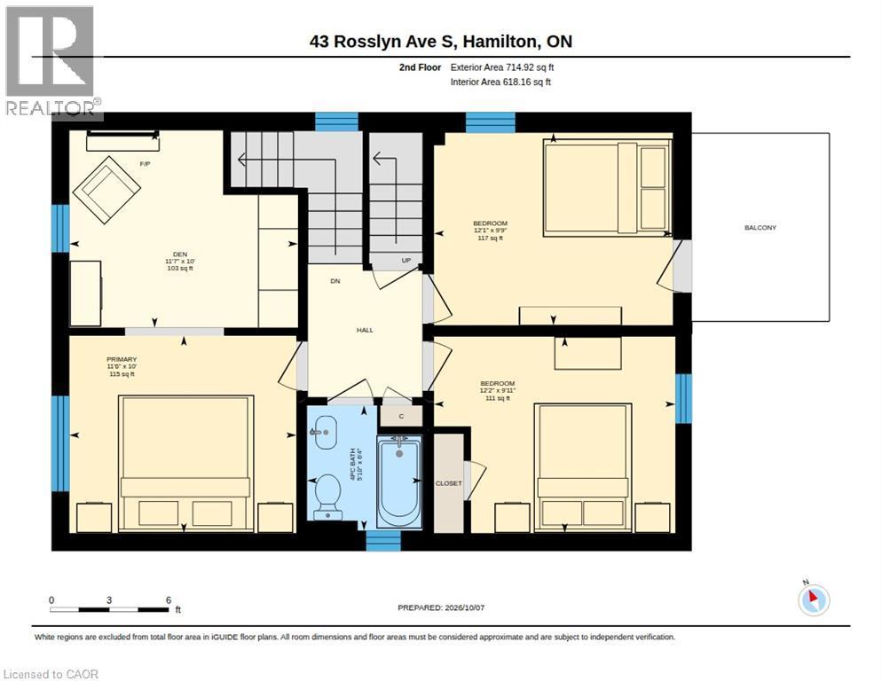 Floor plan - 43 Rosslyn Avenue S, Hamilton, ON