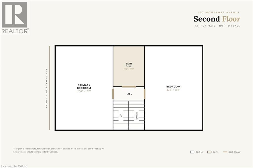 Floor plan - 100 Montrose Avenue, Hamilton, ON