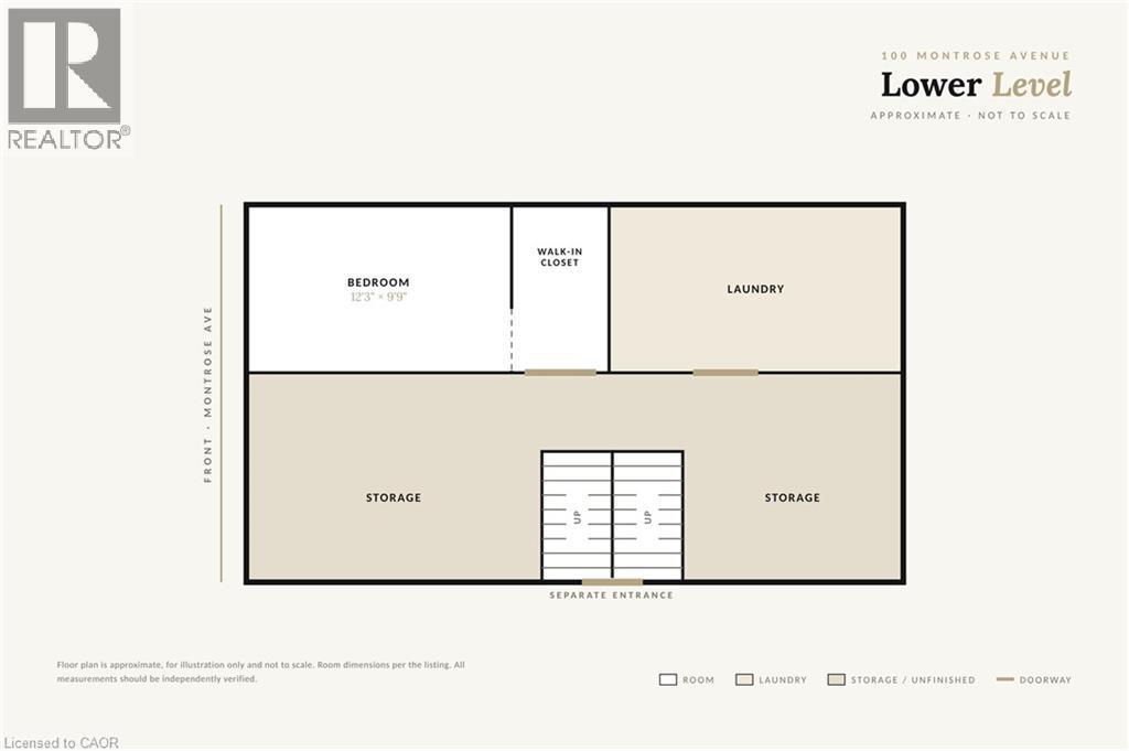 Floor plan - 100 Montrose Avenue, Hamilton, ON