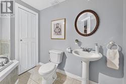 Basement Bathroom so you don't need to run upstair - 