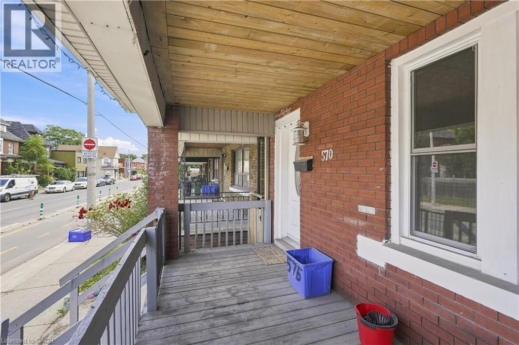 570 Cannon Street E, Hamilton, ON - Outdoor With Deck Patio Veranda With Exterior