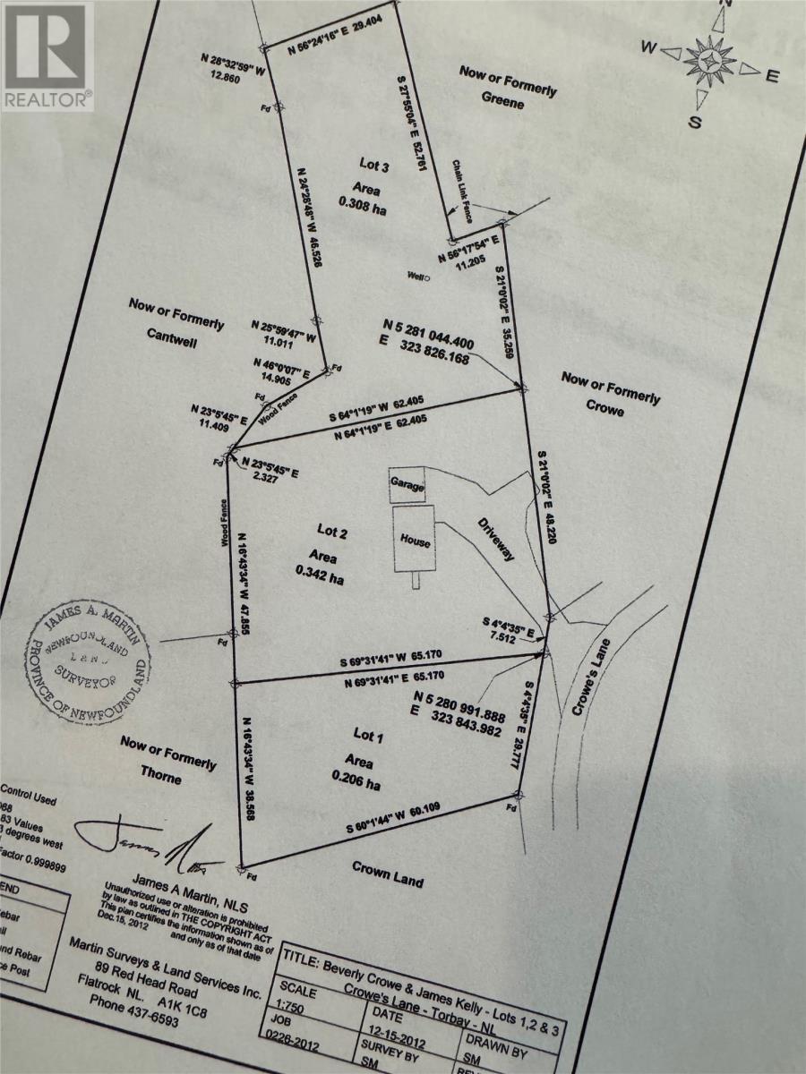 Lot #1 - 17 Crowes Lane - 17A Crowes Lane, Torbay, NL