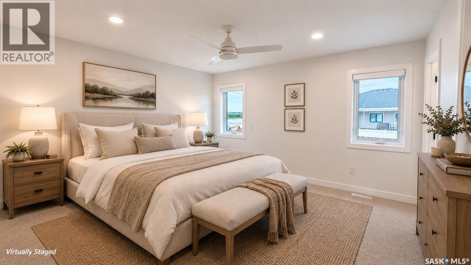 23 Chow Crescent, Outlook, SK - Indoor Photo Showing Bedroom