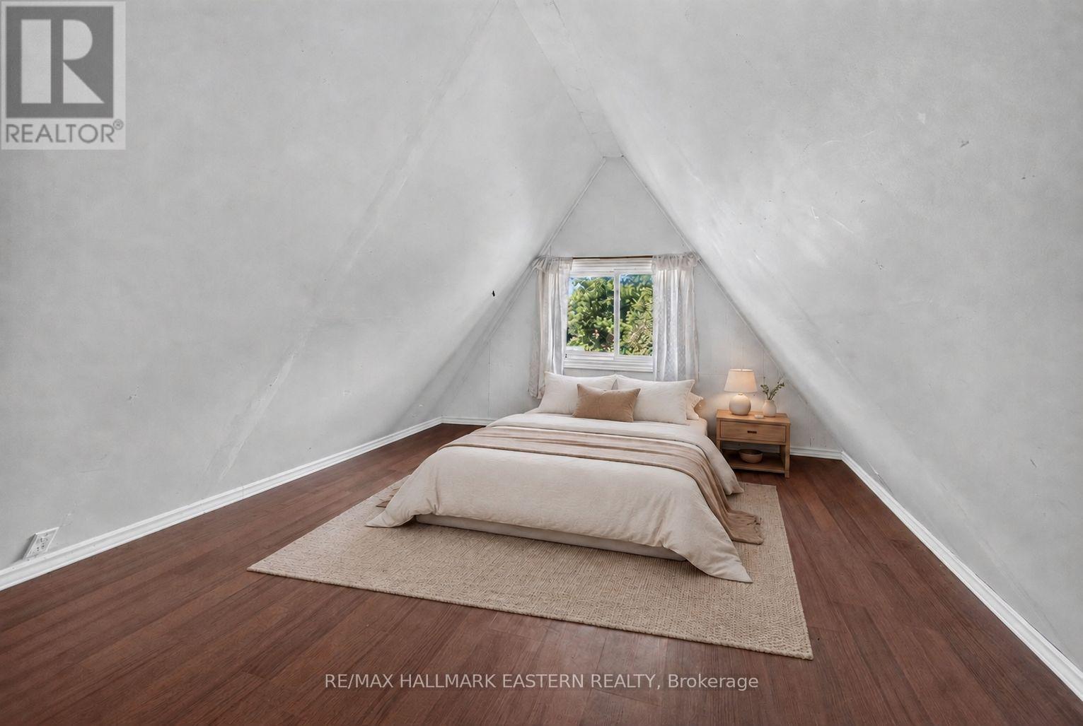 Virtually Staged Bedroom - 2215 David Fife Line, Otonabee-South Monaghan, ON - Indoor Photo Showing Bedroom