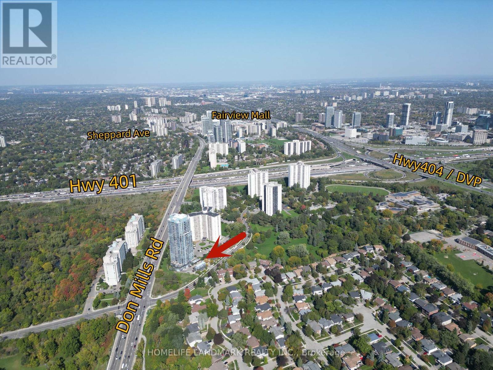 Th12 - 18 Graydon Hall Drive, Toronto, ON - Outdoor With View