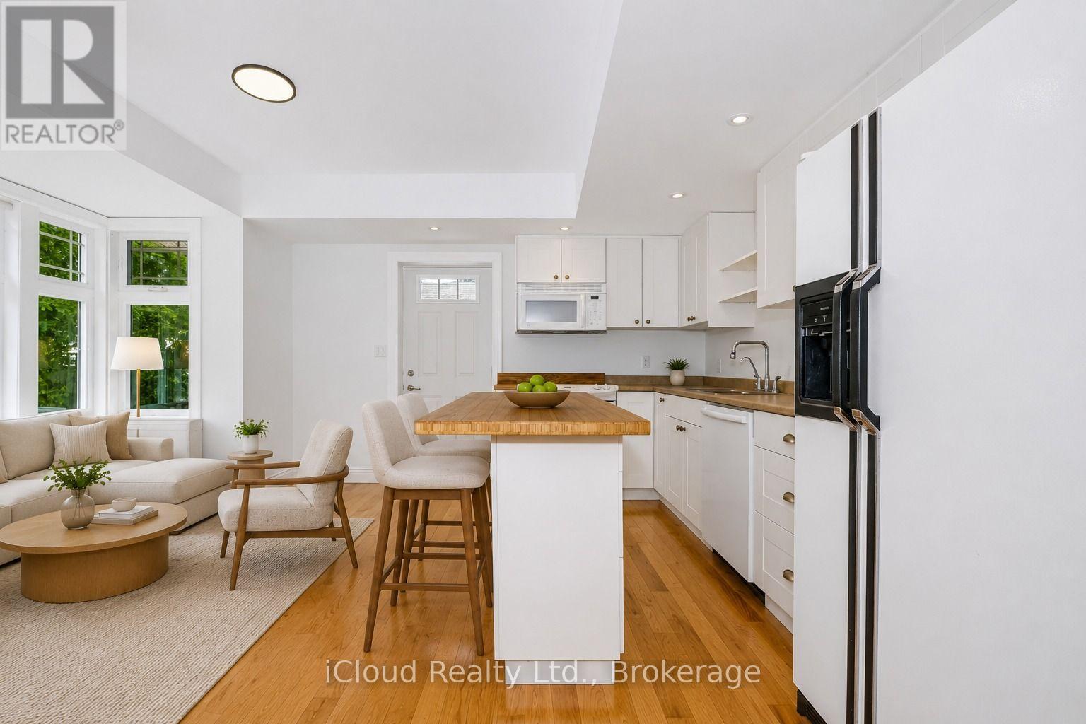 Living Room & Kitchen - 654 Duke Street, Cambridge, ON