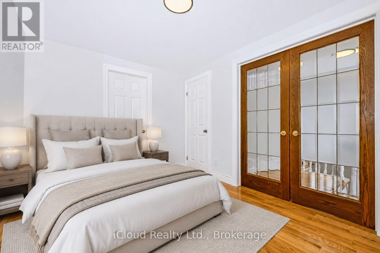 Upper Level Virtually Staged Bedroom 2 - 654 Duke Street, Cambridge, ON