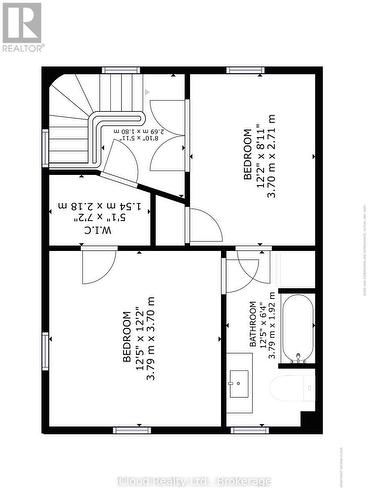 2nd Floor - Floor Plan - 654 Duke Street, Cambridge, ON 