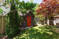 Shed on a backyard - 