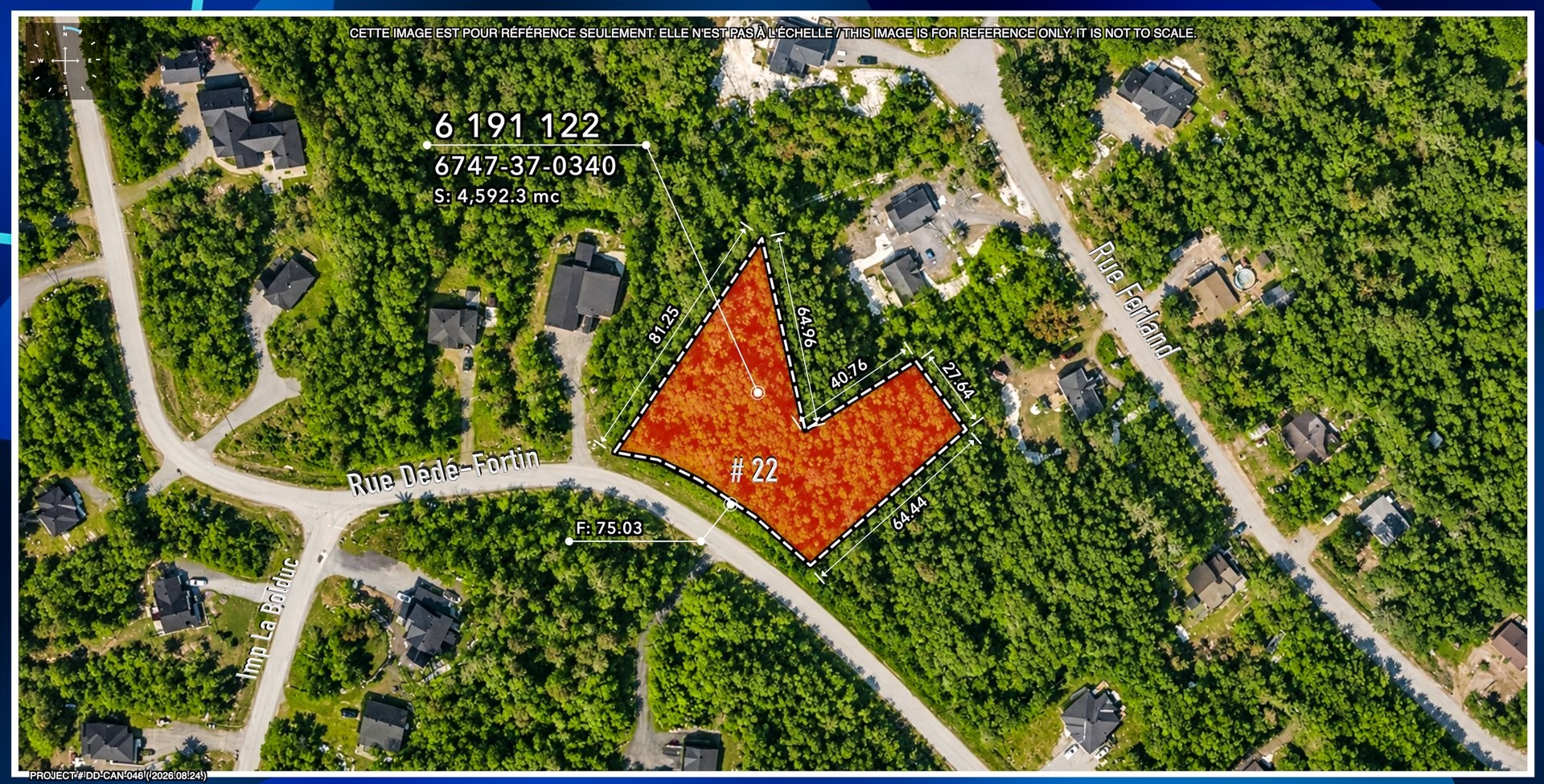 Terre/Terrain - 22 Rue Dédé-Fortin, Cantley, QC