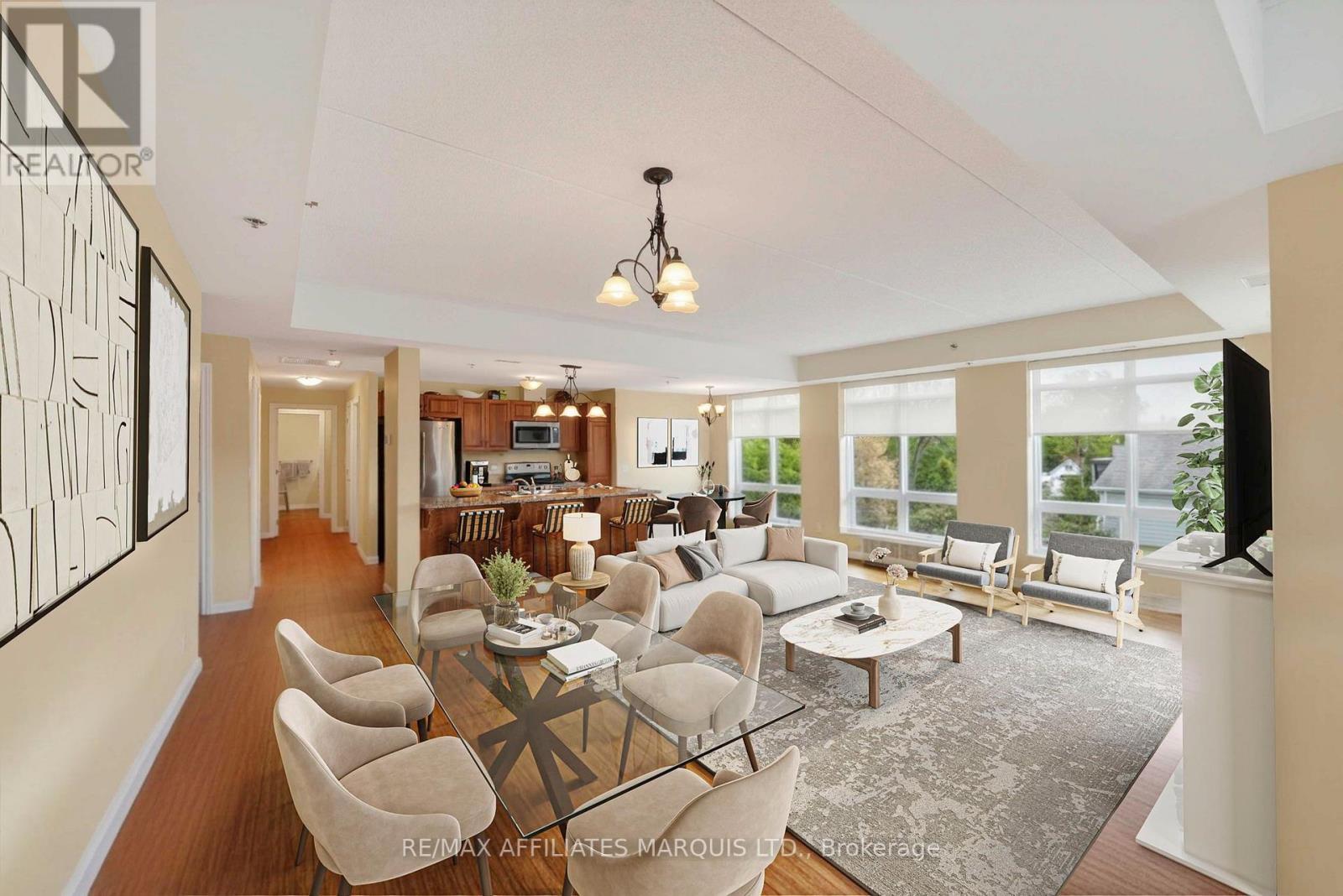 This image has been digitally altered - 604 - 108 Second Street E, Cornwall, ON - Indoor Photo Showing Living Room