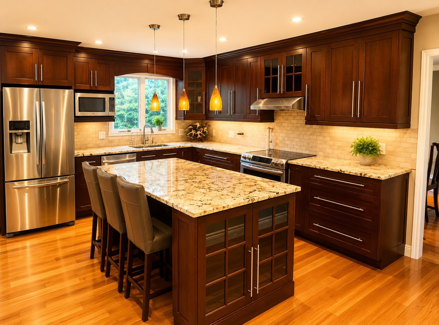Cuisine - 307 Fleet Drive, Beaconsfield, QC - Indoor Photo Showing Kitchen With Upgraded Kitchen