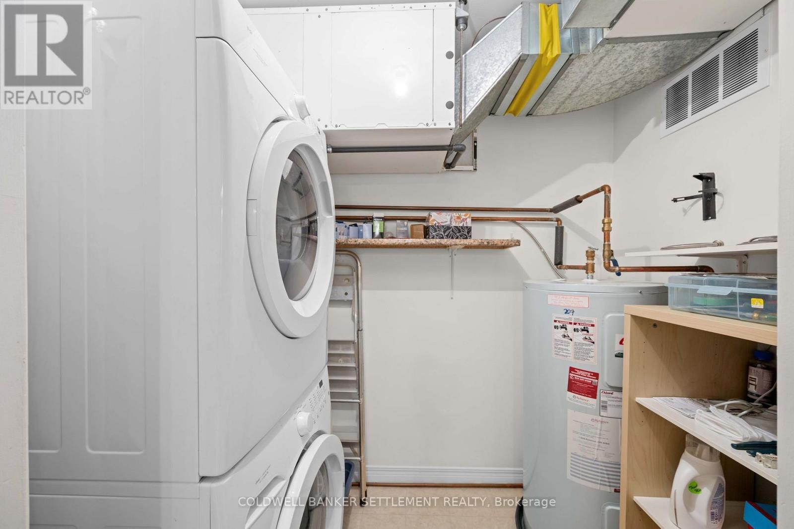 Laundry and storage - 207 - 23 Rogers Road, Perth, ON - Indoor Photo Showing Laundry Room