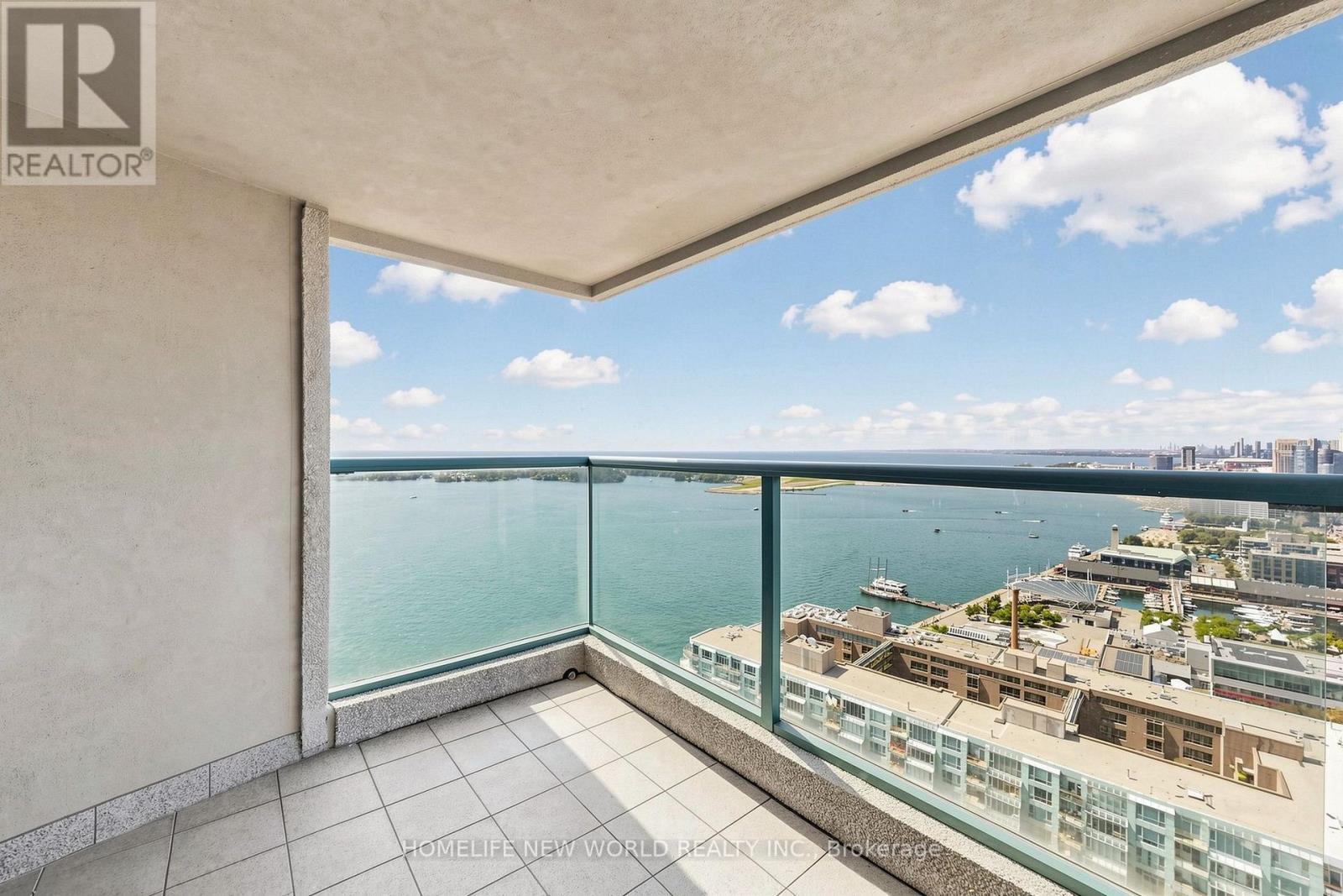 3512 - 99 Harbour Square, Toronto, ON - Outdoor With Body Of Water With Balcony With View