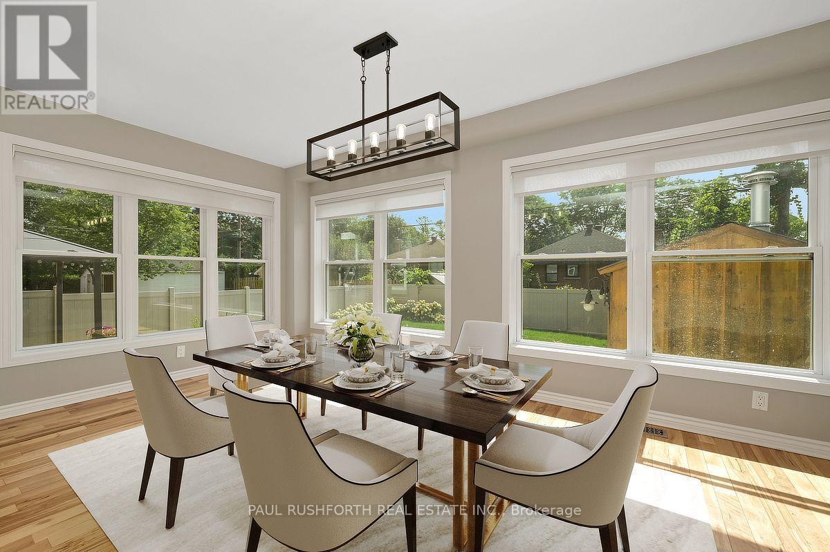 Virtually Staged-Kitchen Eating Area - 1072 Richard Avenue, Ottawa, ON - Indoor Photo Showing Dining Room