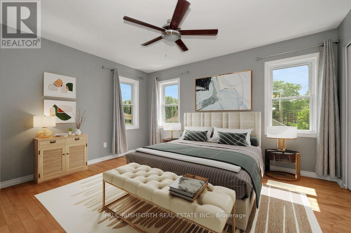 Virtually Staged-Primary Bedroom - 1072 Richard Avenue, Ottawa, ON - Indoor Photo Showing Bedroom