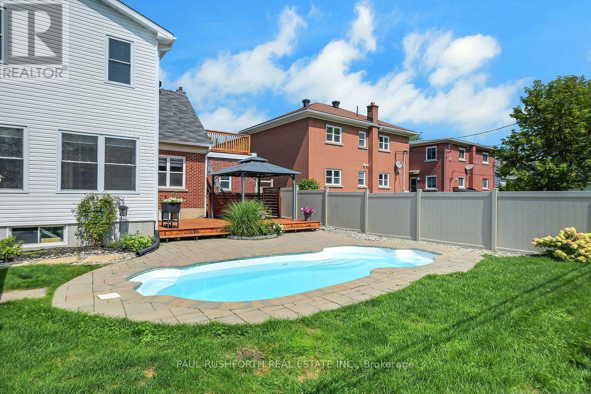 Backyard - 1072 Richard Avenue, Ottawa, ON - Outdoor With In Ground Pool With Deck Patio Veranda