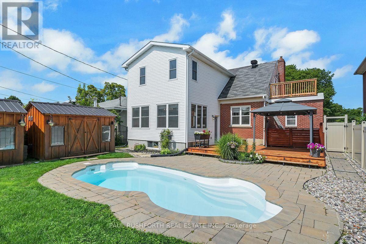 Backyard - 1072 Richard Avenue, Ottawa, ON - Outdoor With In Ground Pool With Deck Patio Veranda