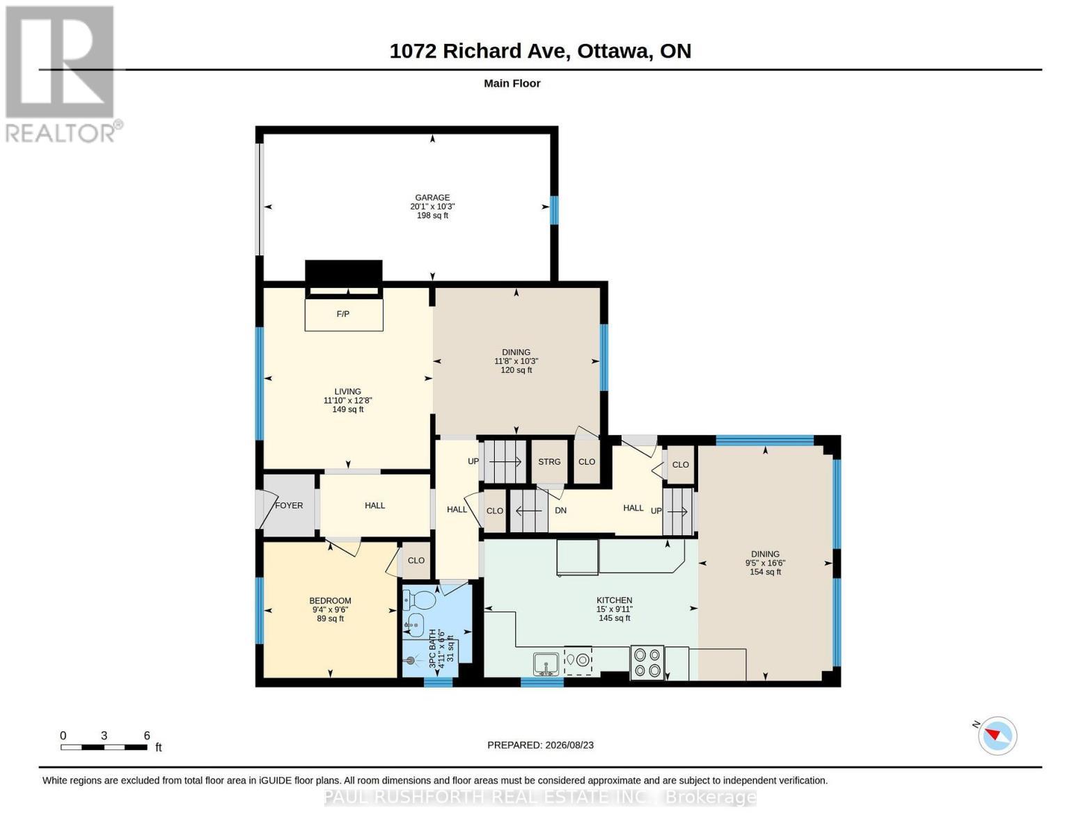 Floor Plan-Main Level - 1072 Richard Avenue, Ottawa, ON - Other