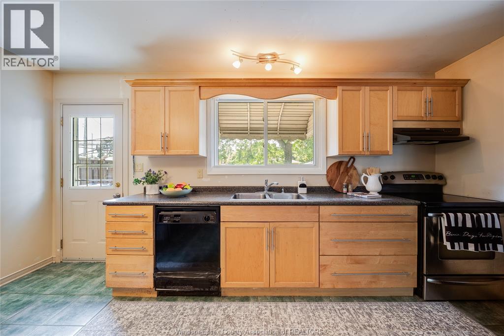 381 Carling, Windsor, ON - Indoor Photo Showing Kitchen With Double Sink