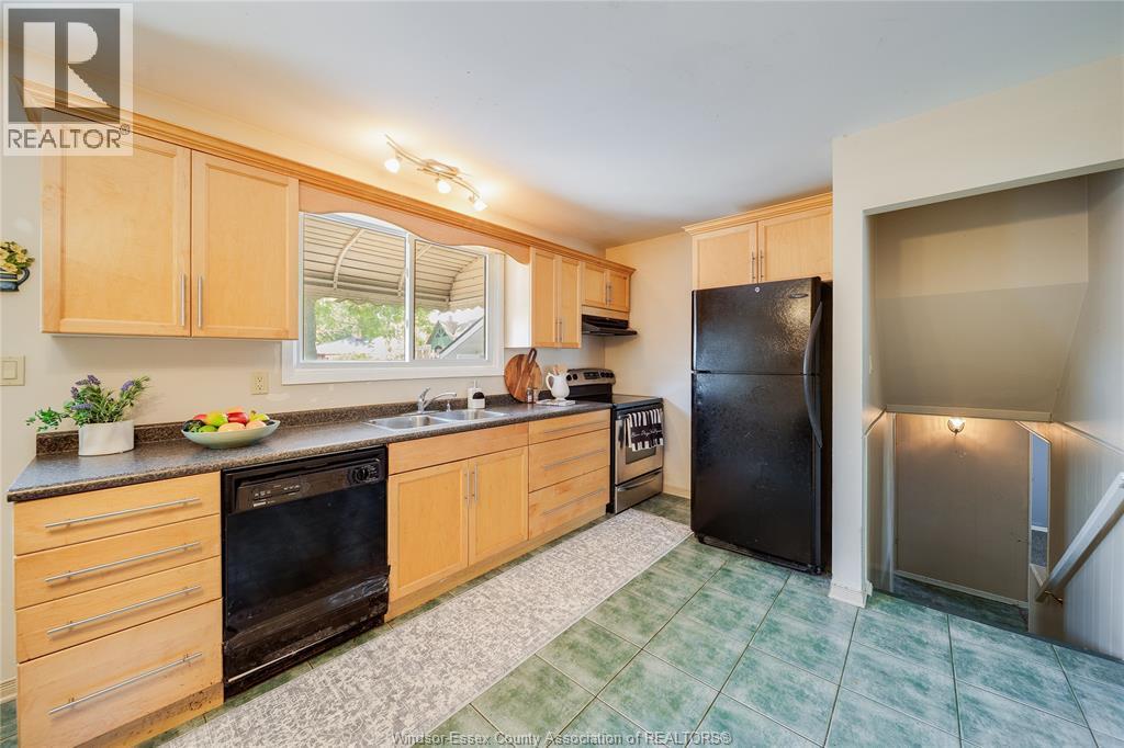 381 Carling, Windsor, ON - Indoor Photo Showing Kitchen With Double Sink