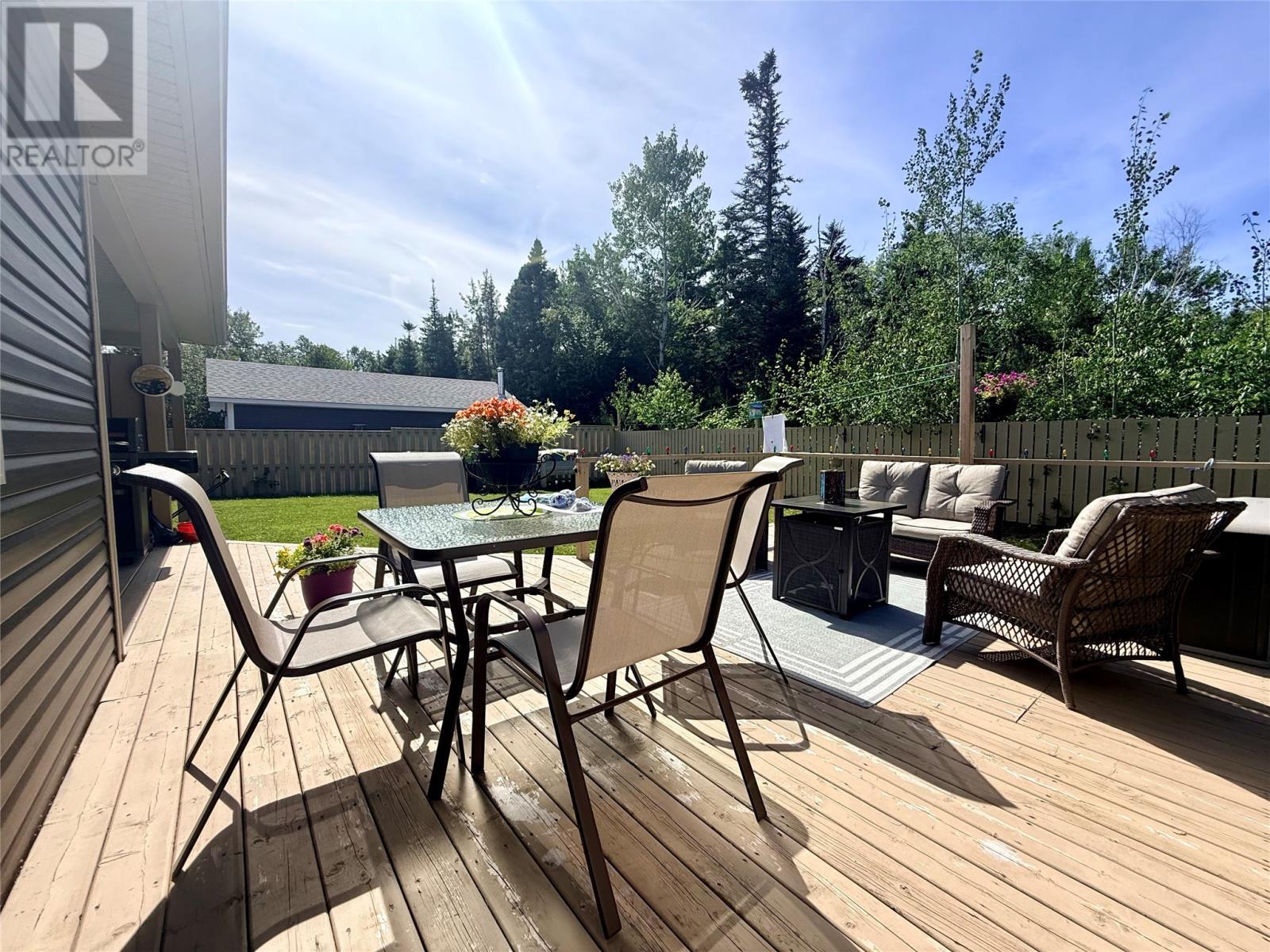 18 Evergreen Crescent, Springdale, NL - Outdoor With Deck Patio Veranda With Exterior