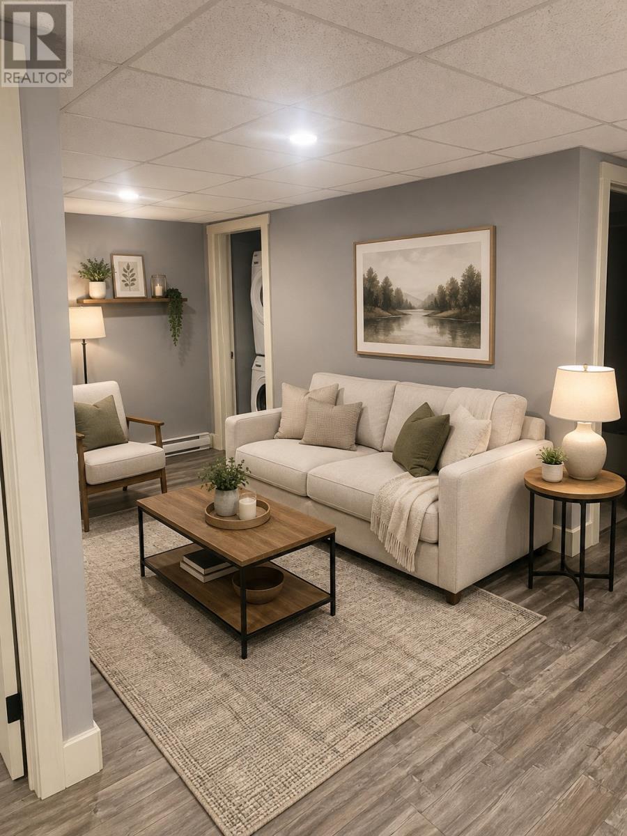 apt with AI Photos - 18 Evergreen Crescent, Springdale, NL - Indoor Photo Showing Living Room