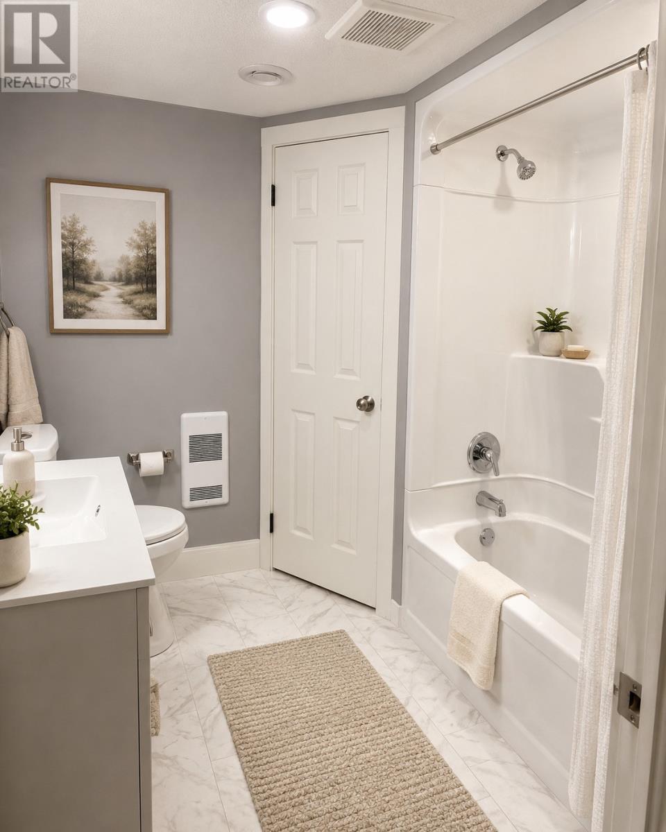 apt with AI Photos - 18 Evergreen Crescent, Springdale, NL - Indoor Photo Showing Bathroom