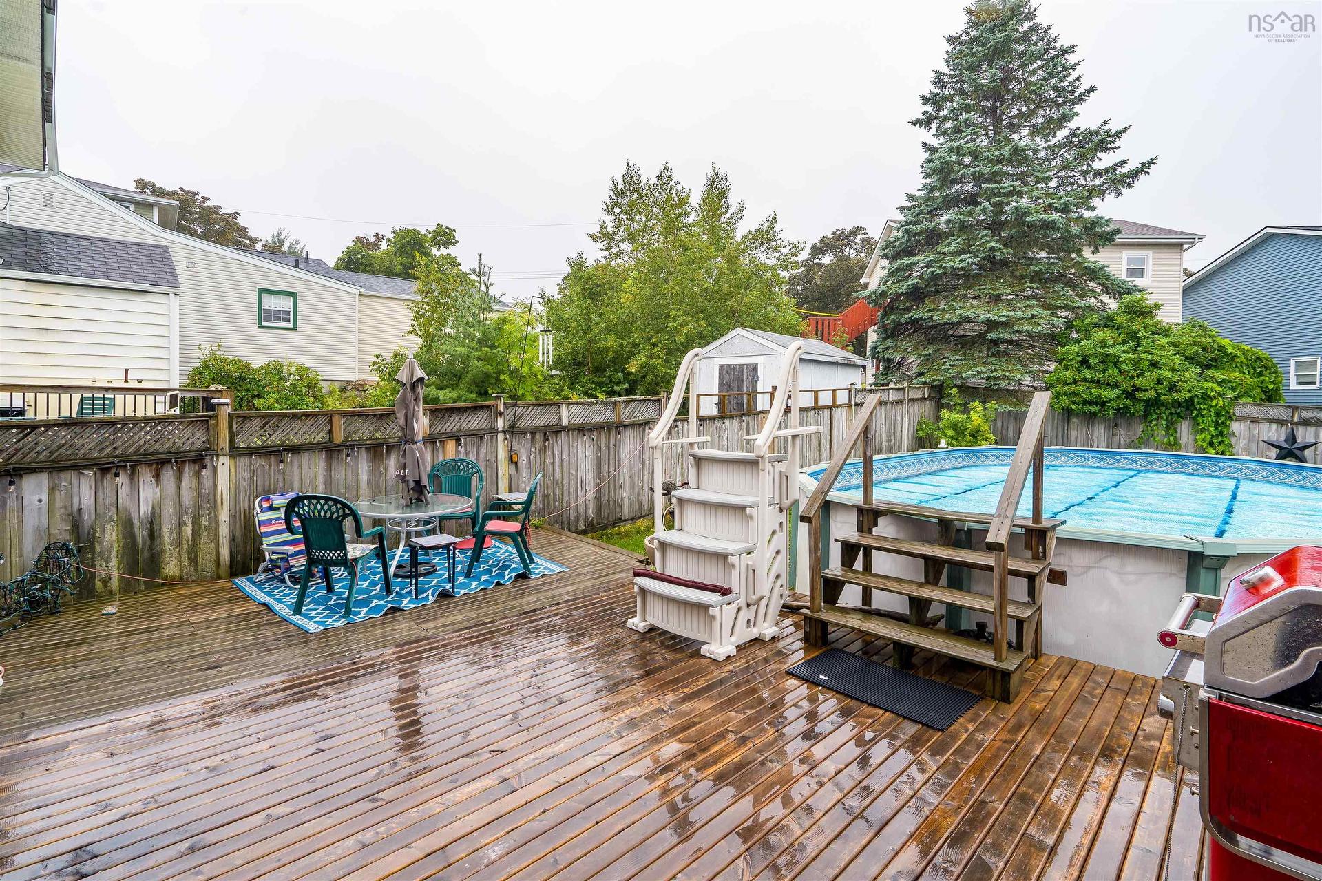 3206 Micmac Street, Halifax, NS - Outdoor With Above Ground Pool With Deck Patio Veranda With Exterior