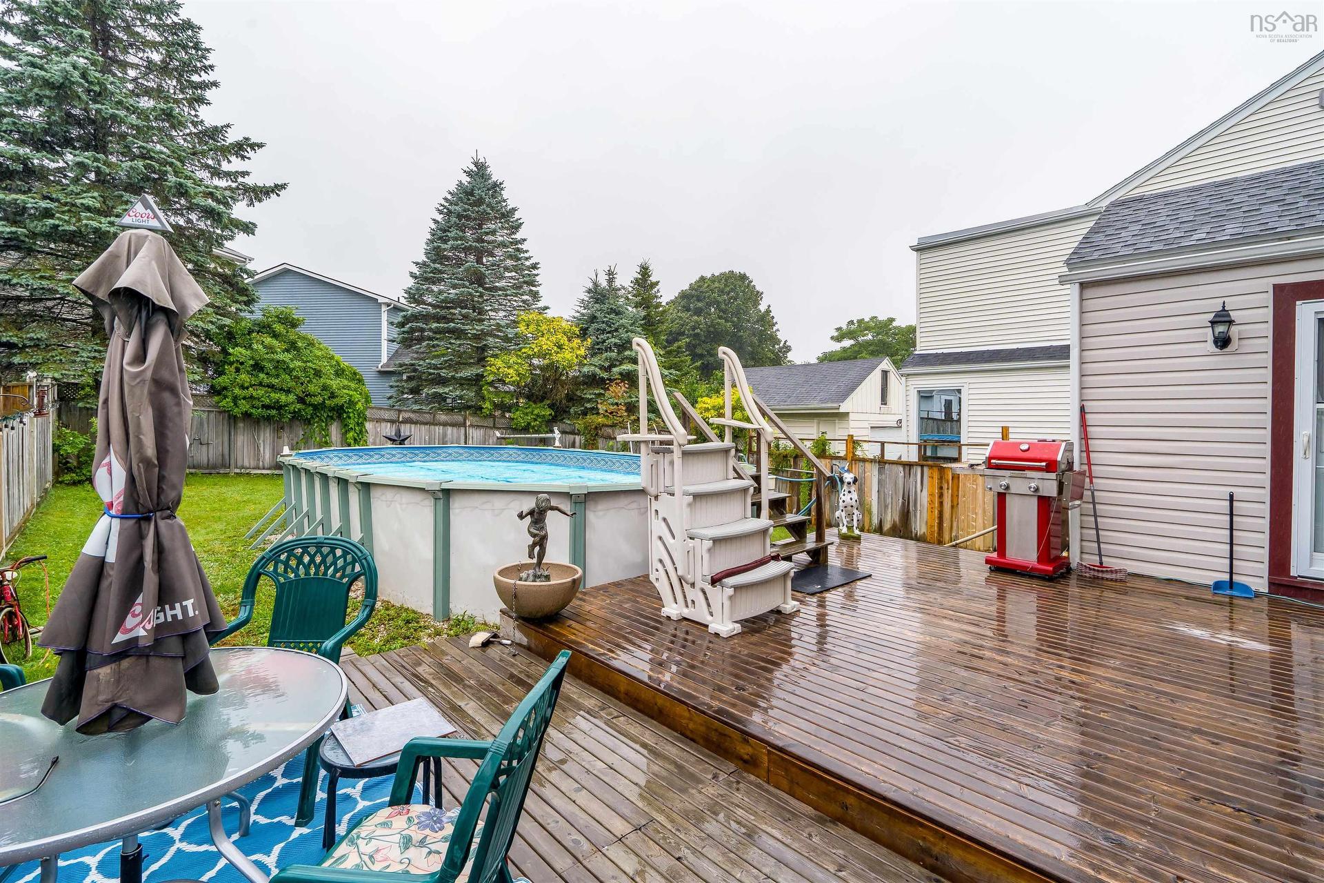 3206 Micmac Street, Halifax, NS - Outdoor With Above Ground Pool With Deck Patio Veranda With Exterior