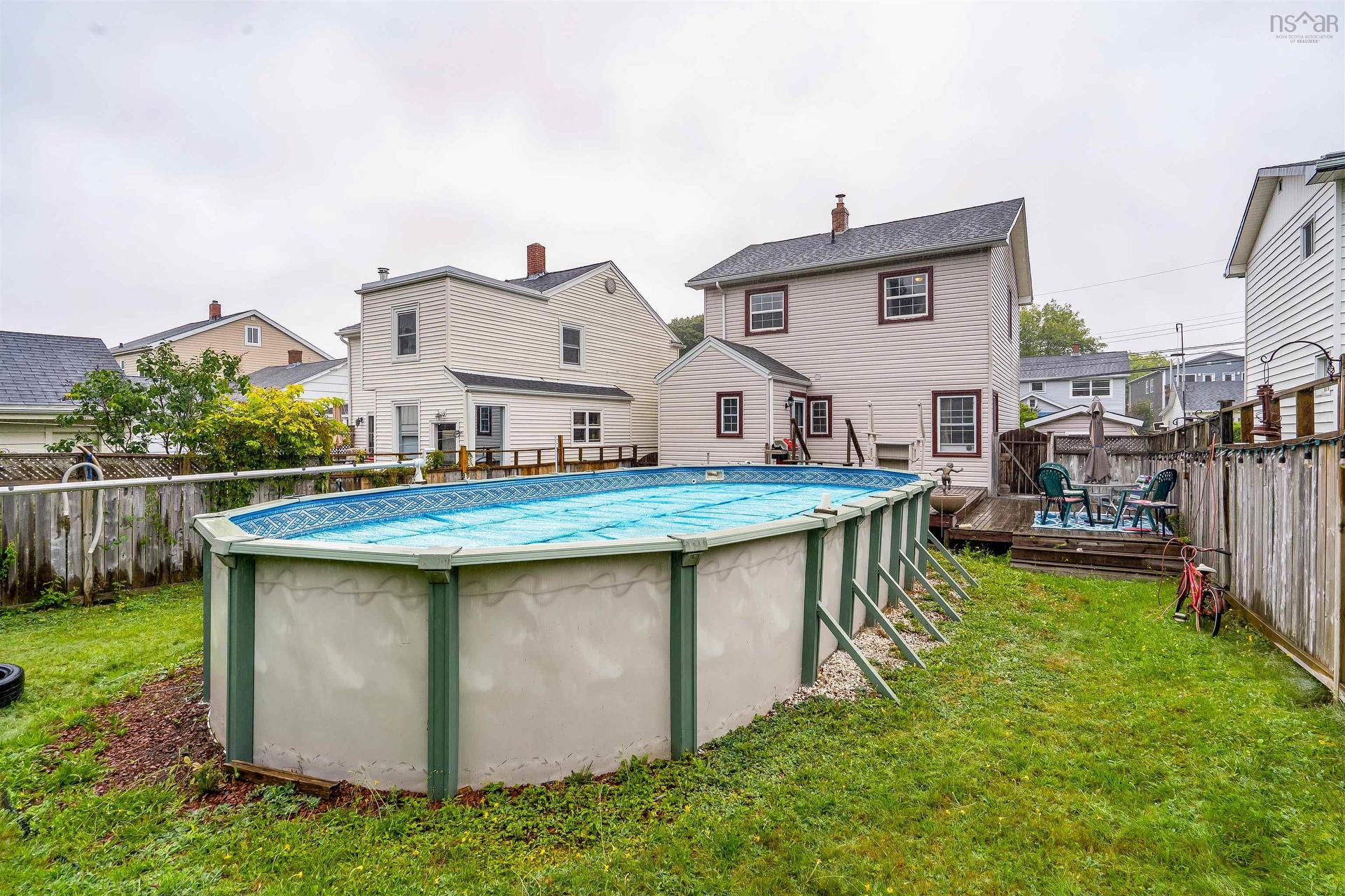3206 Micmac Street, Halifax, NS - Outdoor With Above Ground Pool With Backyard With Exterior