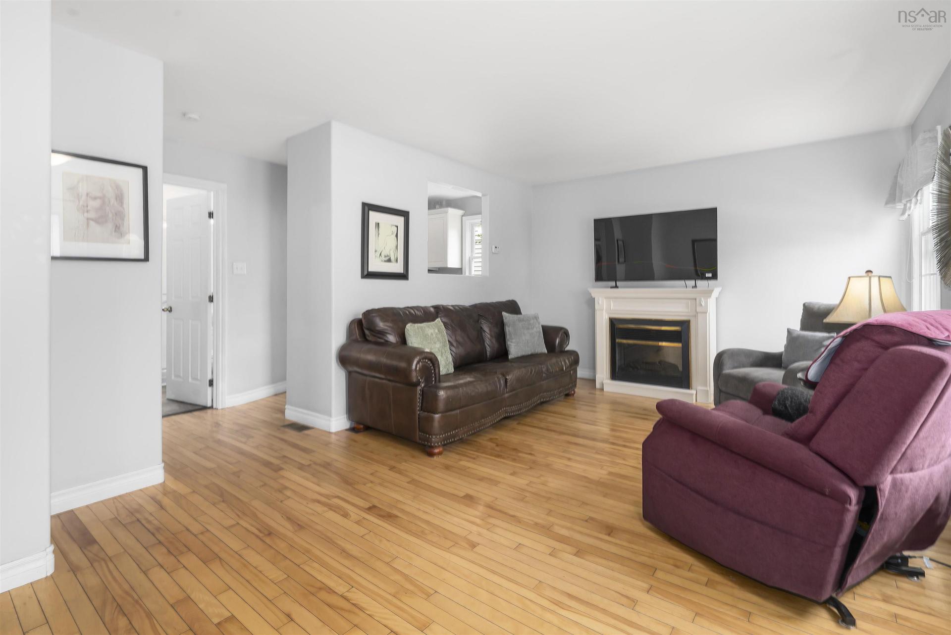 3206 Micmac Street, Halifax, NS - Indoor Photo Showing Living Room With Fireplace