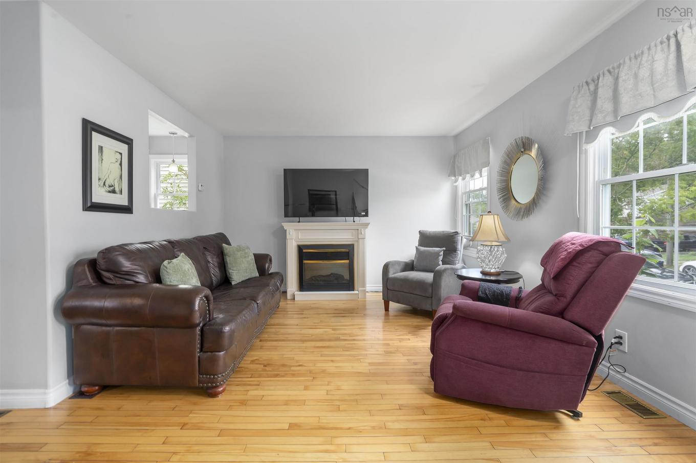 3206 Micmac Street, Halifax, NS - Indoor Photo Showing Living Room With Fireplace