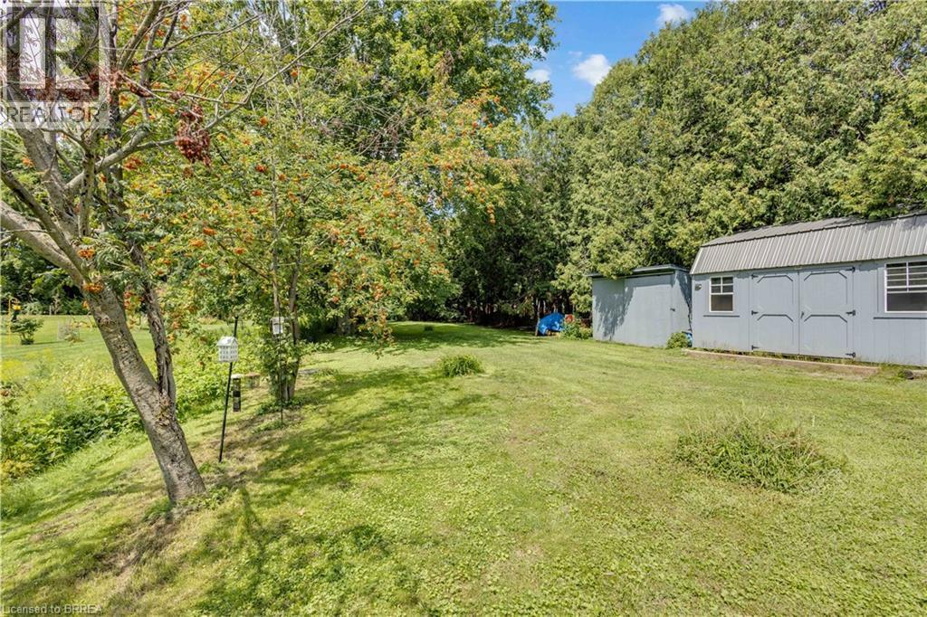 Expansive green space featuring mature trees and two sheds - 995 Mcdowell Road E, Simcoe, ON - Outdoor