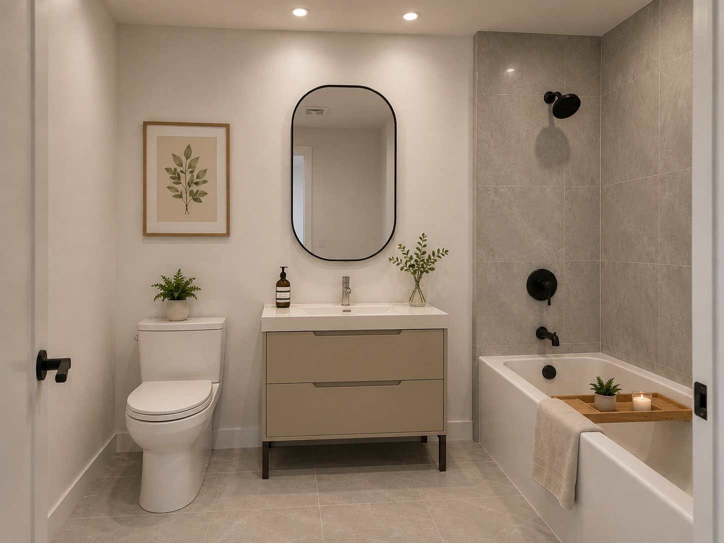 Bathroom - 5909 Av. De Lorimier, Montréal (Rosemont/La Petite-Patrie), QC - Indoor Photo Showing Bathroom