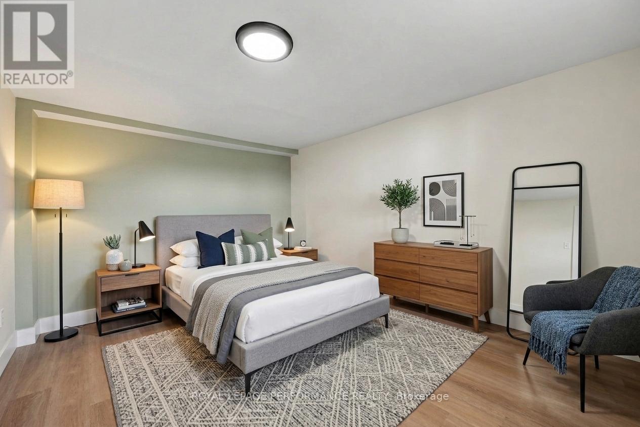 virtually staged - 1008 Second Street E, Cornwall, ON - Indoor Photo Showing Bedroom