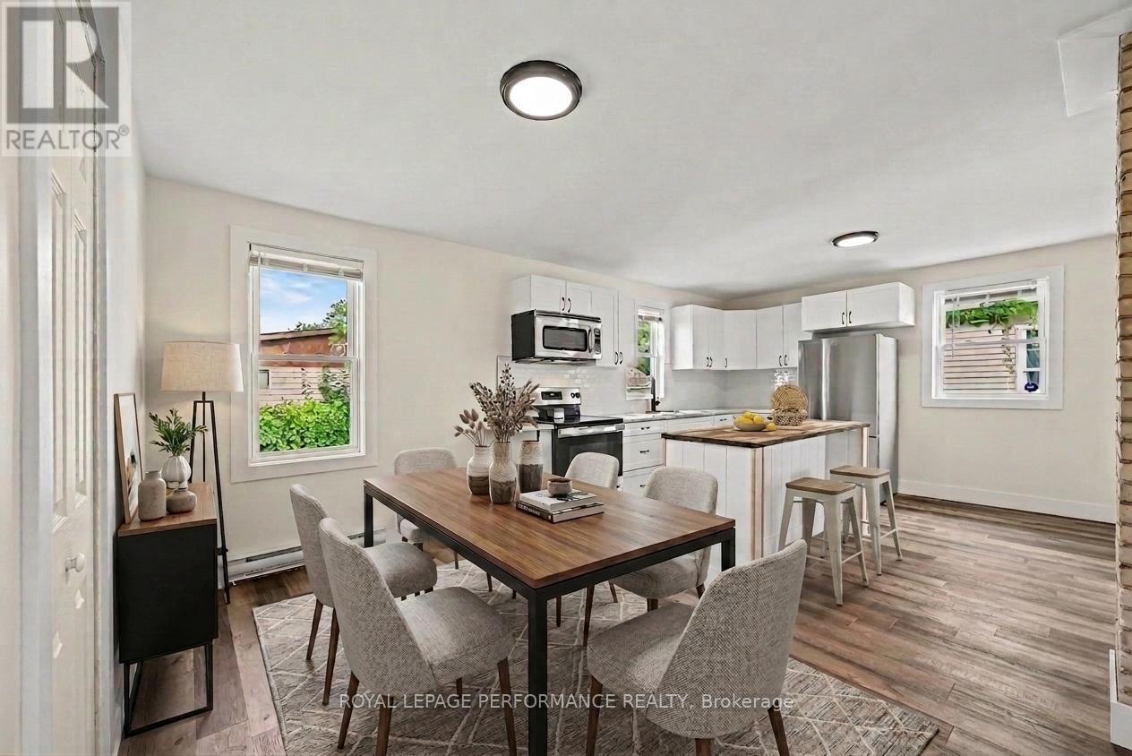virtually staged - 1008 Second Street E, Cornwall, ON - Indoor Photo Showing Dining Room