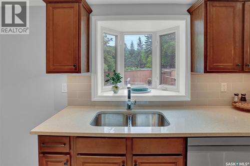 209 Douglas Avenue E, Regina, SK - Indoor Photo Showing Kitchen With Double Sink